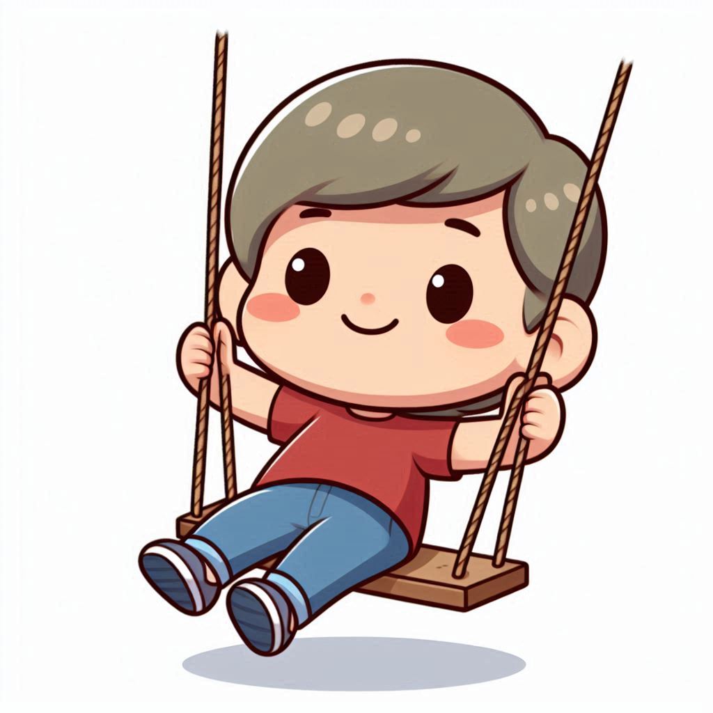 Swinging bent arms
